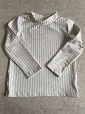 • Toddler Long-Sleeve Stripe swim Top UFP 50 - imagine Perry (3-4T)